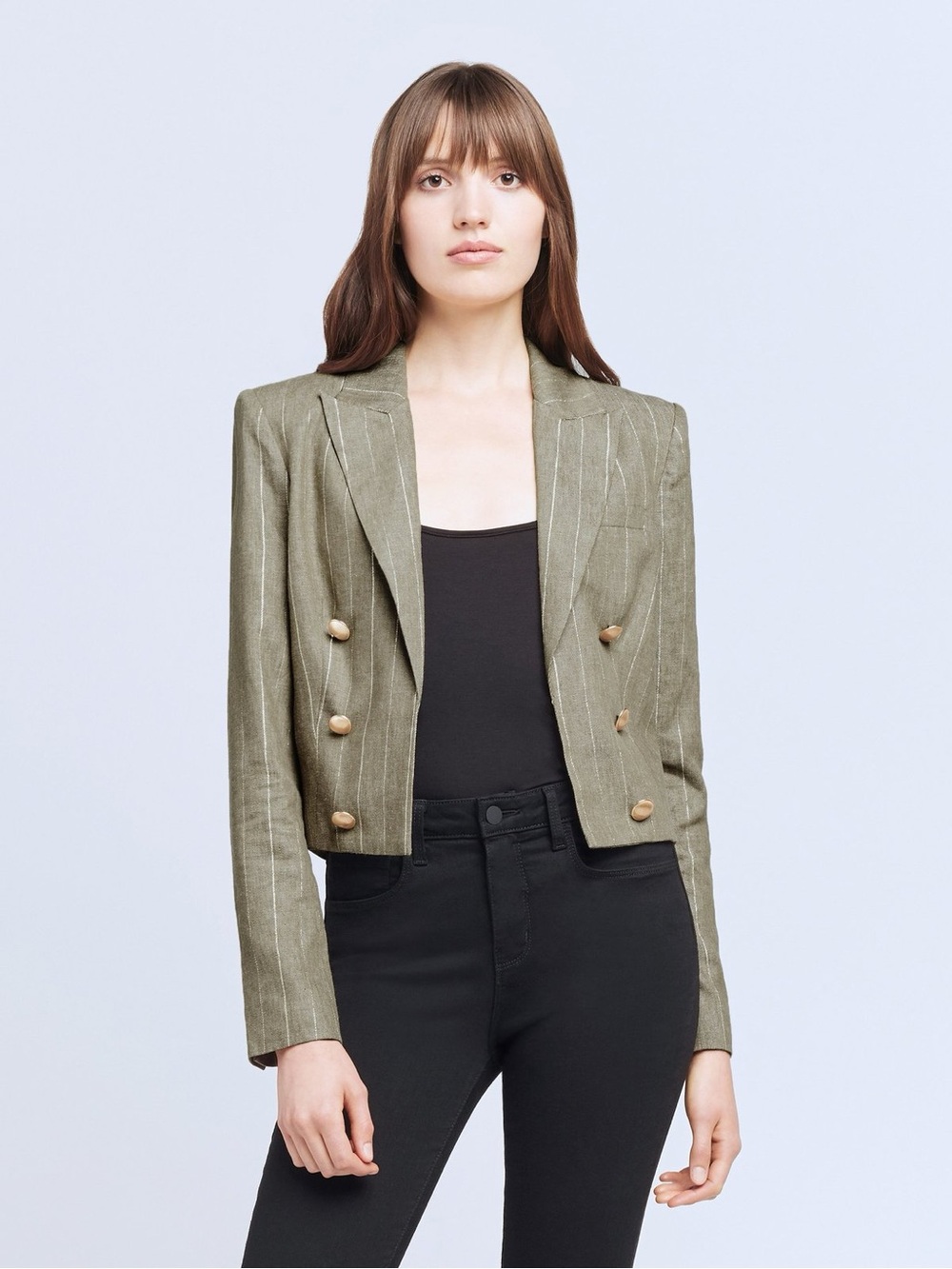 L'AGENCE Inez Linen blazer NWT